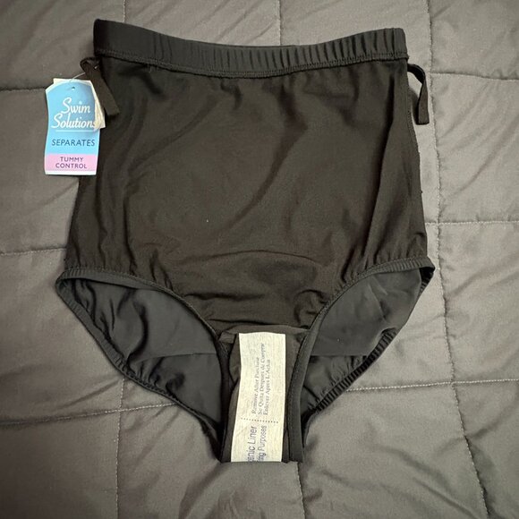 Swim Solutions Ultra High-Waist Swim Bottoms - Size: 8 - NWT - Picture 4 of 9